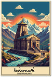 Kedarnath I Kedarnath Temple I Spiritual I Uttarakhand I India Travel Wall Poster / Frames