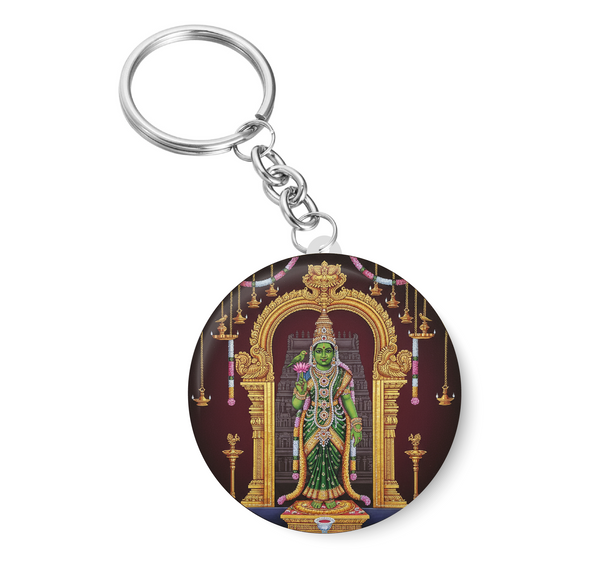 Madurai Meenakshi Amman I Meenakshi I Spiritual I Key Chain