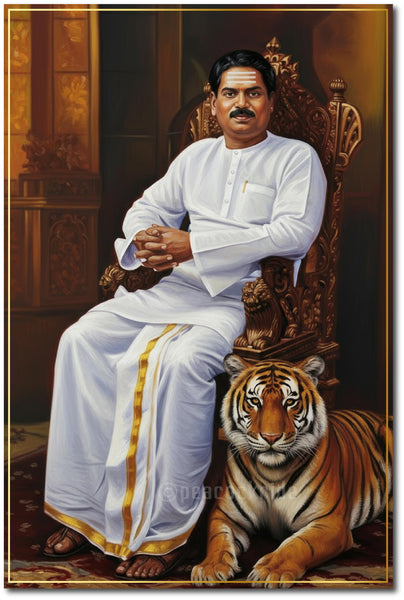 Pasumpon Muthuramalinga Thevar I Devar I Wall Poster / Frames