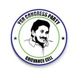 YSR I YSR Party Wings I YS Jagan Mohan Reddy I Yuvajana Sramika Rythu Congress Party I YSR Congress I Pin Badge