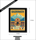 Badrinath I Badrinath Temple I Spiritual I Uttarakhand I India Travel Wall Poster / Frames
