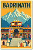 Badrinath I Badrinath Temple I Spiritual I Uttarakhand I India Travel Wall Poster / Frames