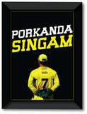 Dhoni I Porkanda Singam I Thala Dhoni I CSK I  Farewell  DHONI I Wall Poster / Frame
