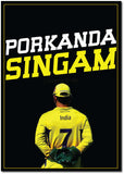 Dhoni I Porkanda Singam I Thala Dhoni I CSK I  Farewell  DHONI I Wall Poster / Frame