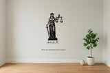 Angel of Justice I Justice for All I Lady Justice I Constitution of India I Lawyer I Advocate I Wall Decal