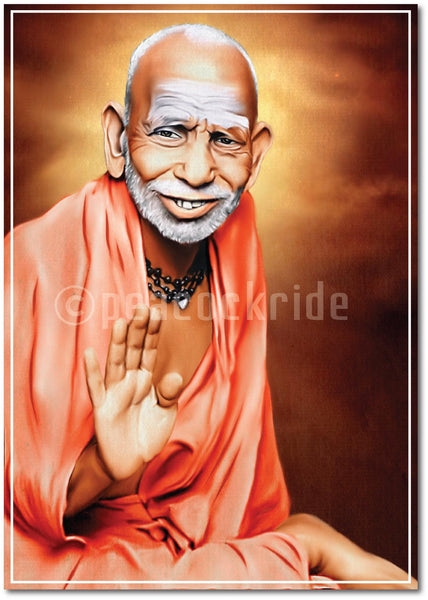 Maha Periyava - Kanchi Paramacharya I Chandrashekarendra Saraswati I Sage of Kanchi I Wall Poster Frame