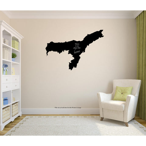 Assam,Assam Sticker,Assam Wall Sticker,Assam Wall Decal,Assam Decal