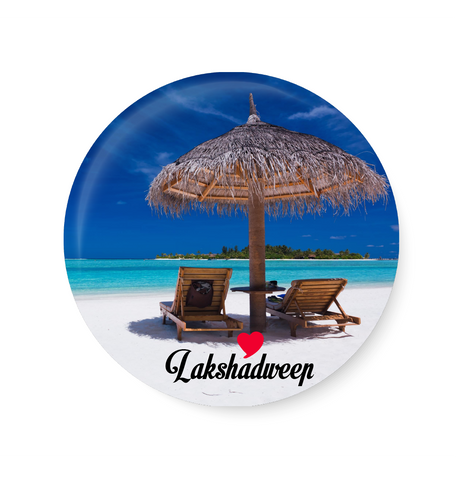 Love Lakshadweep Pin Badge, Lakshadweep