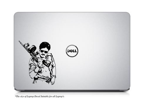 Pawan Kalyan Laptop/Mac Book Decal, Pawan Kalyan Decal