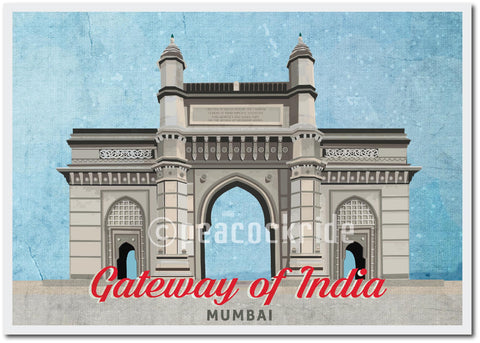Gateway of Mumbai Detailed Art Wall Poster/Frame