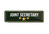 Joint Secretary I School I College I University I Office I Company I Rectangular Pin Badge