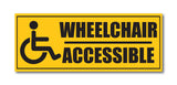 Wheelchair Accessible I Hospital I Restaurants I Hotel I Wall Sticker