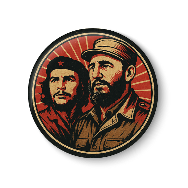 Che Guevara Fidel Castro I Marxist Revolution I Communist I Pin Badge