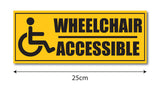 Wheelchair Accessible I Hospital I Restaurants I Hotel I Wall Sticker