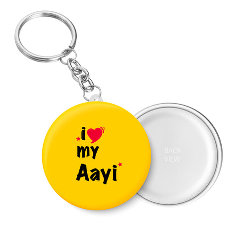 I Love My AAYI I Key Chain