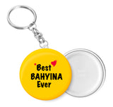 Best BAHYINA Ever I Raksha Bandhan Gifts Key Chain