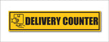 Delivery Counter I Temple I Shop I Hospital I Cinema Theatre I Parking I Wall Sticker