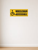 Wheelchair Accessible I Hospital I Restaurants I Hotel I Wall Sticker