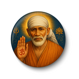 Sai Baba I Ohm Sai Ram I Religion  Fridge Magnet