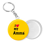 I Love My AMMA I Key Chain