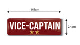 Vice Captain I School I College I Office Rectangular Pin Badge