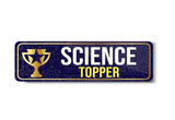 Science Topper I Class Topper I School I College I University I Rectangular Pin Badge