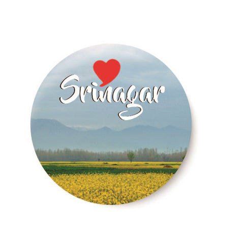 Love Srinagar I Travel Memories I Fridge Magnet