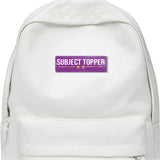 Subject Topper I School I College I Rectangular Pin Badge