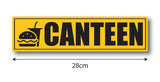 Canteen I Food I Snacks I Office I School I College I Hospital I Company I Wall Sticker