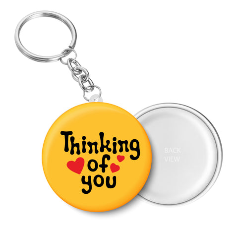 Thinking of You I Romantic I Love I Valentines Day Series I Key Chain