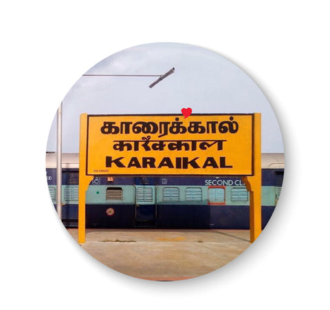 Love Karaikal I Tamil Nadu Series I Souvenir l Travel I Fridge Magnet