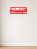 Emergency Exit  Tamil I Office I Shop I School I College I Restaurants I Hospital I Company I Super Market I Cinema Theatre I Wall Sticker