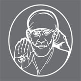 Sai Baba Car Window Decal