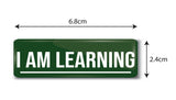 I am Learning I School I College I Office I Rectangular Pin Badge