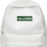 I am Learning I School I College I Office I Rectangular Pin Badge