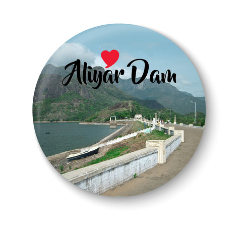 Love Aliyar Dam I Tamil Nadu Series I Souvenir l Travel I Fridge Magnet