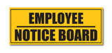 Employee Notice Board I Office Wall Sticker