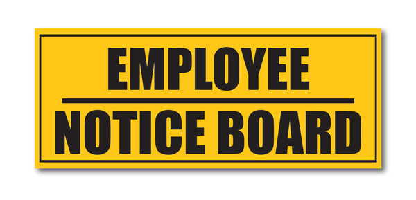 Employee Notice Board I Office Wall Sticker