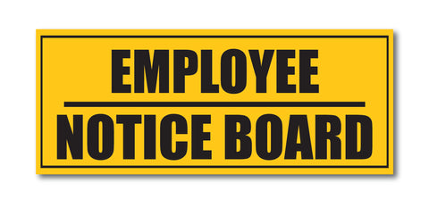 Employee Notice Board I Office Wall Sticker