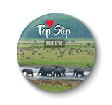 Love Top Slip I Pollachi I Tamil Nadu Series I Souvenir l Travel I Fridge Magnet