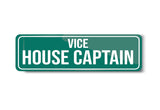 Vice House Captain I School I College I University I Rectangular Pin Badge