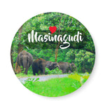Love Masinagudi I Ooty I Tamil Nadu Series I Souvenir l Travel I Fridge Magnet