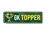 GK Topper I Gendral Knowedge I Class Topper I School I College I University I Rectangular Pin Badge