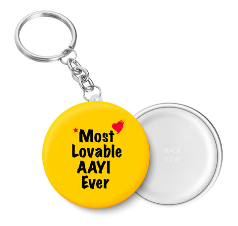 Most Lovable AAYI Ever I Key Chain