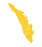 There is no place like Kerala Car window Decal