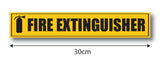 Fire Extinguisher Sticker I Office I Shop I School I College I Restaurants I Hospital I Company I Super Market I Wall Sticker