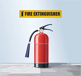 Fire Extinguisher Sticker I Office I Shop I School I College I Restaurants I Hospital I Company I Super Market I Wall Sticker