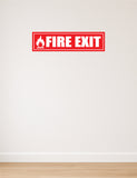 Fire Exit I Office I Shop I School I College I Restaurants I Hospital I Company I Super Market I Cinema Theatre I Wall Sticker