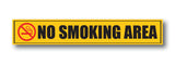 No Smoking Area I Office I Shop I School I College I Restaurants I Hospital I Company I Super Market I Cinema Theatre I Wall Sticker
