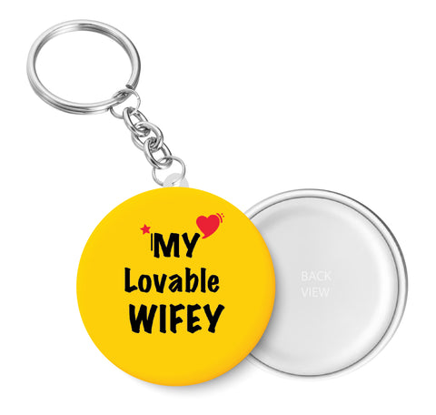My Lovable Wifey I Relationship I Key Chain